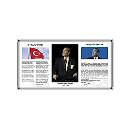 Atatürk Köşesi 3lü Set Tablo